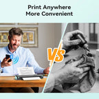 Phomemo M08F A4 Thermal Printer Portable Wireless Bluetooth Printer for Tattoo Stencils Compatible with Phone PC