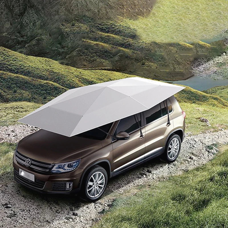 Foldable Car Umbrella — Windshield Sun Shade & Heat Shield