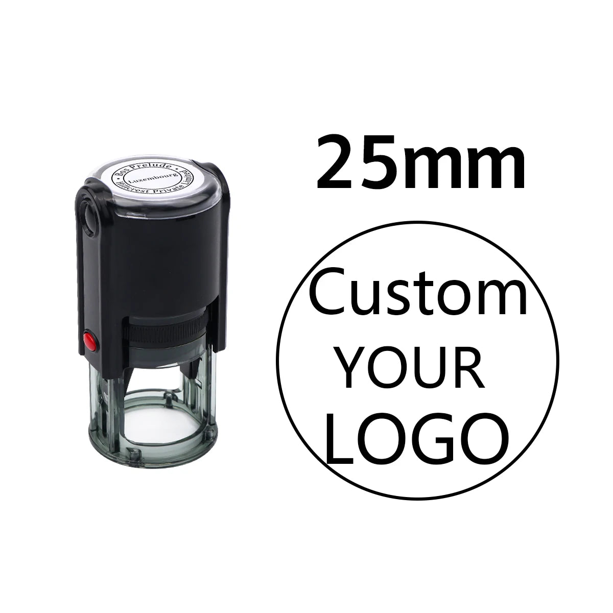 Custom Self-Inking Stamp With Your Own Logo,Photosensitive Ink / Rubber Stamp,Personalize Your Logo Multiple Ink Color Option
