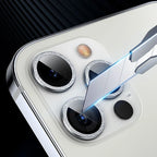 2-3Pcs Camera Lens Protector For iPhone 11 12 13 14 15 16 17 Pro Max 16E Mini Air 14 15 16 plus Diamond Metal Protective Glass