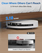 Ecovas X8 Pro Smart Robot Vacuum Cleaner Aspirapolvere Aspirateur Staubsauger LDS Navigation for Household Cleaning EU for
