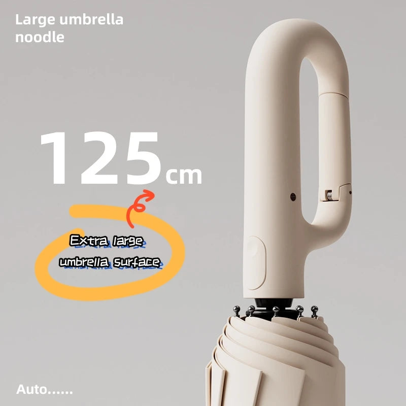 Extra-Large Auto-Open Storm Umbrella — UV & Wind Resistant