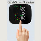 Wrist Type Blood Pressure Monitor LED Display Fast Measurement Digital Tensiometer BP Tonometer Heart Rate USB Rechargeable