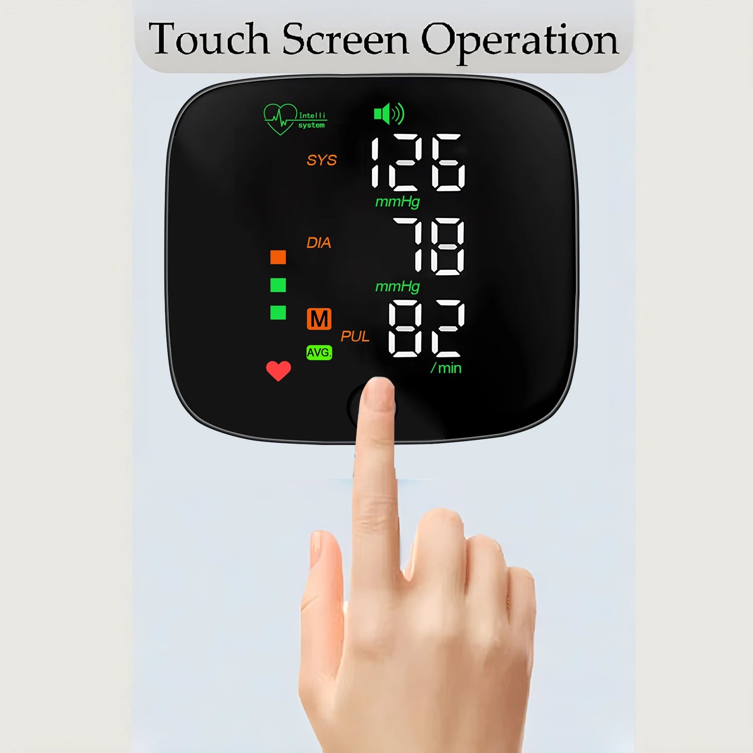 Wrist Type Blood Pressure Monitor LED Display Fast Measurement Digital Tensiometer BP Tonometer Heart Rate USB Rechargeable