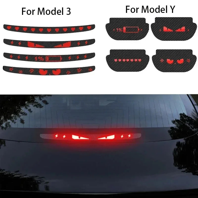 Tesla Model 3 / Y Brake Light Projection Decal