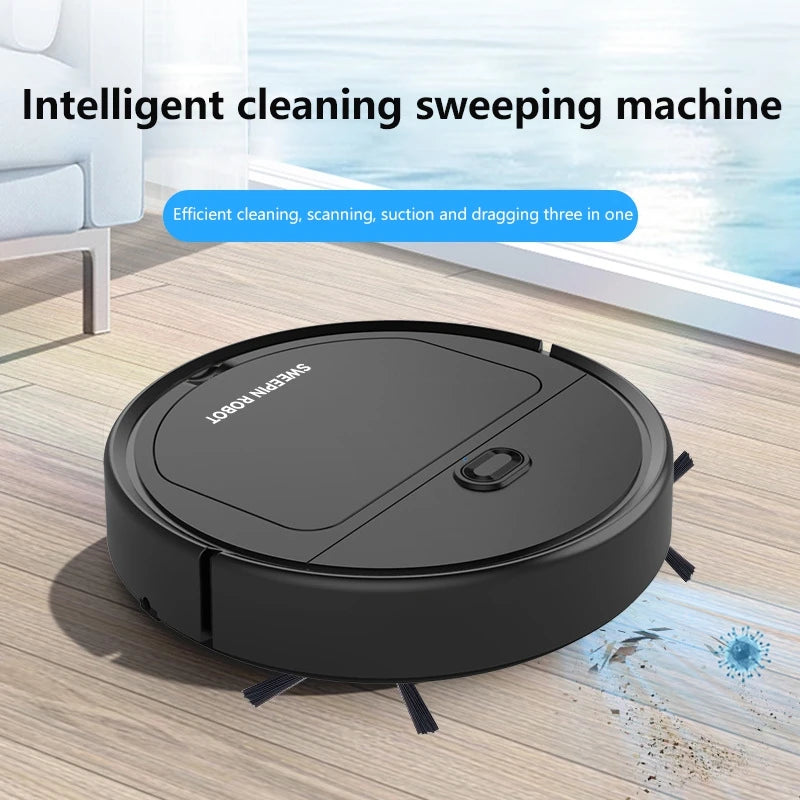 2026 New 3in 1 Smart Sweeping Robot Vacuum Cleaner 4000Pa Strong Suction ForBedroom Living Room Hard Floors Pet Hair Carpets