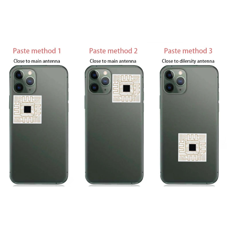 Phone Signal Booster Sticker, Mobile Network Signal Enhancement for iPhone Samsung, Cell Phone Internet Booster Accessories