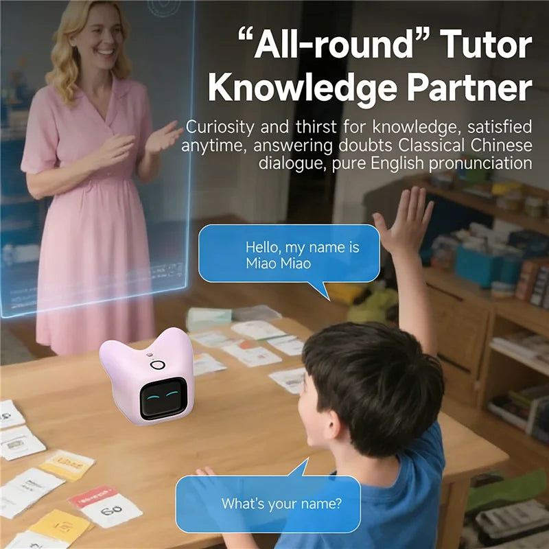 Smart AI Pet Robot — Voice Interaction & Dynamic Emotions
