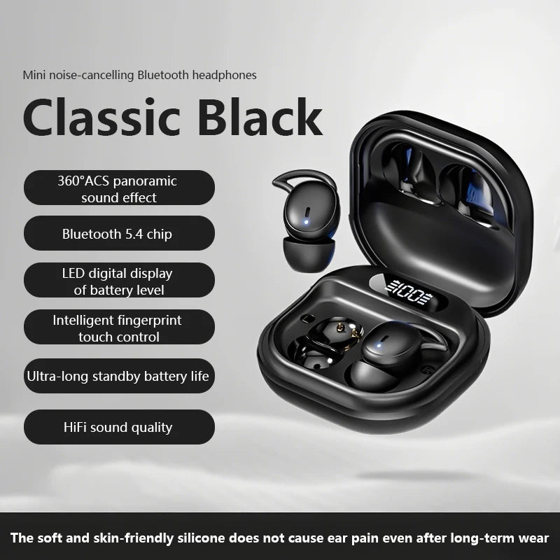 M72 Mini Invisible Sleep Earbuds — Wireless Bluetooth