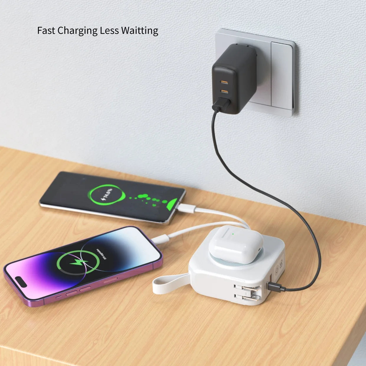 mini anker ugreen powerbank magsafe travel Portable charger watch external Spare battery camping equipment fast charge type c