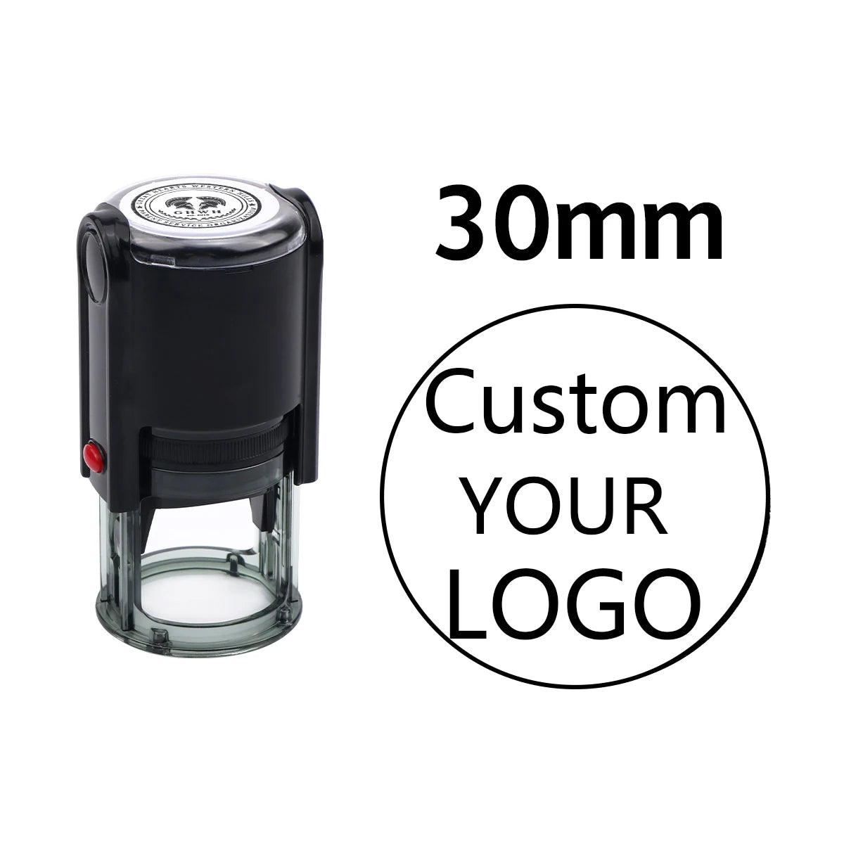 Custom Self-Inking Stamp With Your Own Logo,Photosensitive Ink / Rubber Stamp,Personalize Your Logo Multiple Ink Color Option