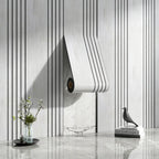 3D Grille Waterproof Self-Adhesive Wall Panels,Stick Wall , Modern Textured PVC Interior Design, Easy Install Home Decoration