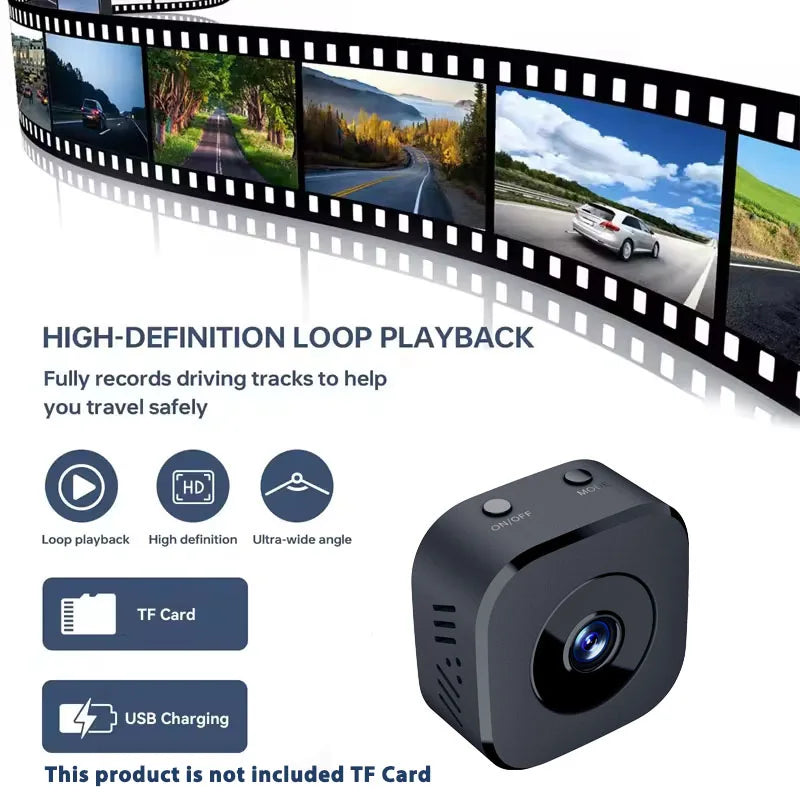 1080p Mini WiFi Camera — Night Vision & Motion Detect