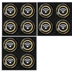 FULL-Radiation Blocker Emf Stickers 12 Pcs For Cell Phone, For Cell Phone, Emf Blocker