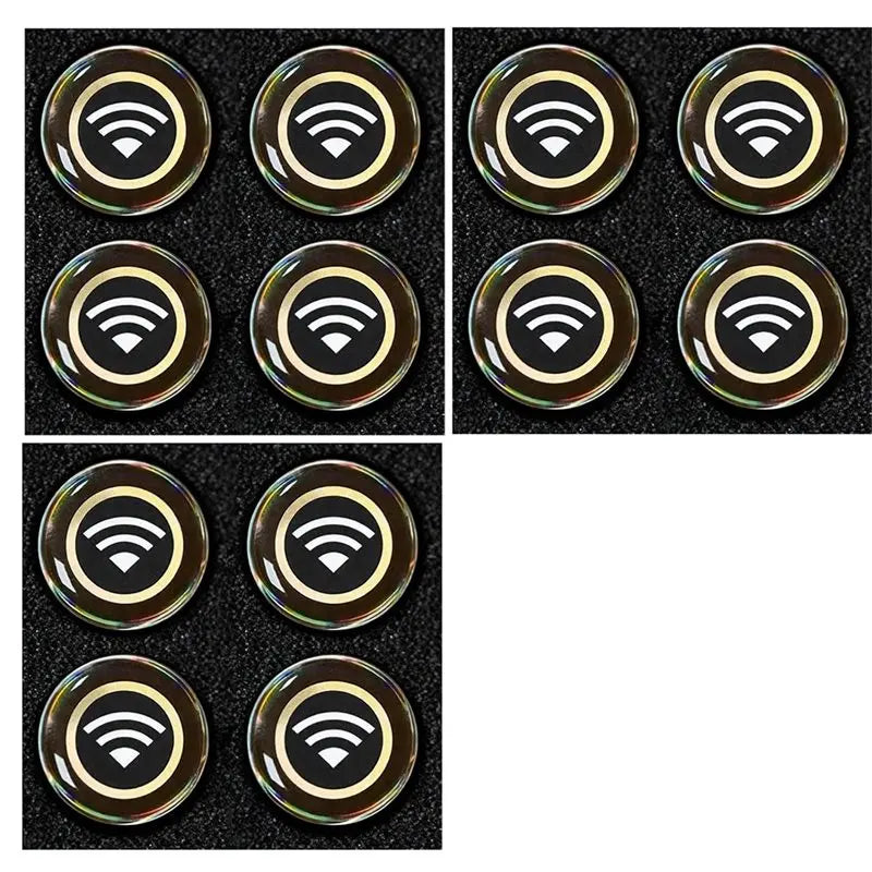 FULL-Radiation Blocker Emf Stickers 12 Pcs For Cell Phone, For Cell Phone, Emf Blocker