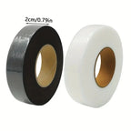 2Roll Black White Double-sided Interlining Adhesive Fabric Clothes Iron On Hem Tape Interlining Web DIY Sewing Patchwork Acces