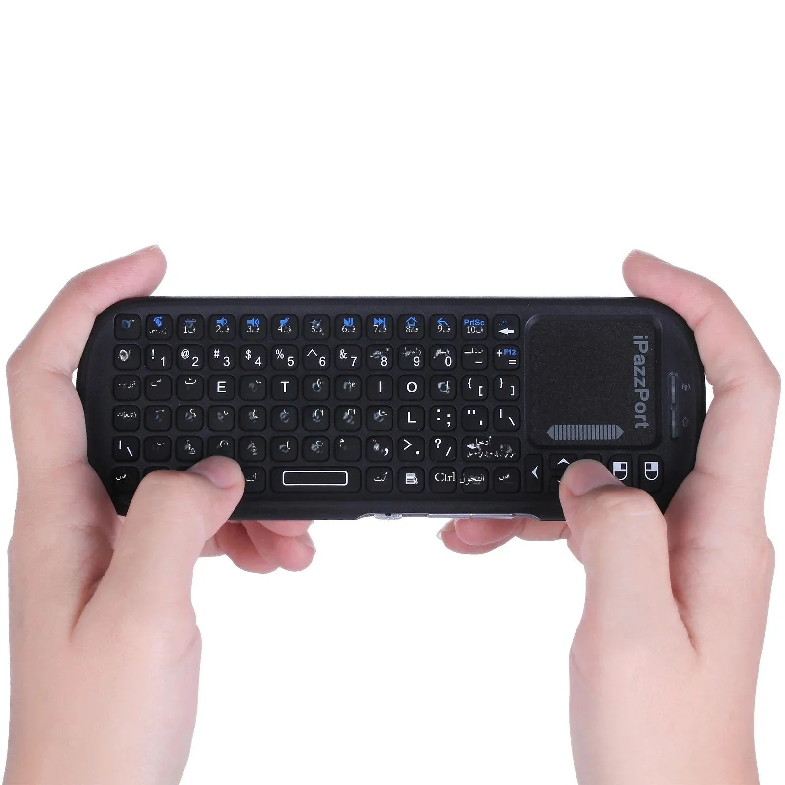 iPazzPort Mini Bluetooth＆ 2.4GHz Wireless Keyboard with Touchpad MouseCombo for Android TV Box/PC/Tablet/PS4/Raspberry Pi 3/HTPC