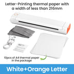 Phomemo M08F A4 Thermal Printer Portable Wireless Bluetooth Printer for Tattoo Stencils Compatible with Phone PC