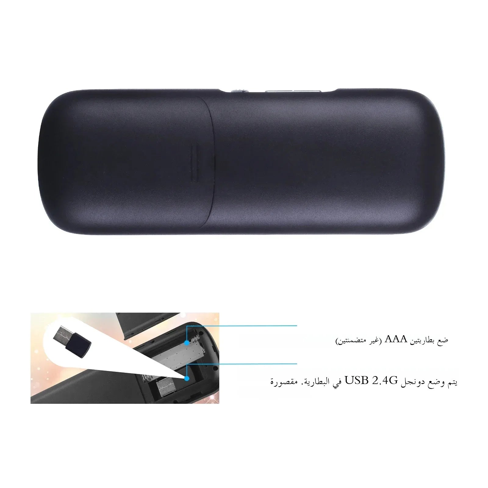iPazzPort Mini Bluetooth＆ 2.4GHz Wireless Keyboard with Touchpad MouseCombo for Android TV Box/PC/Tablet/PS4/Raspberry Pi 3/HTPC