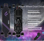 New Upgraded 32KM Long Range Smart Remote Control 4 Wheels Dual Motor Adult Land Surf Electric Skateboard