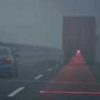24V 12V Laser Projector Lens Motorcycle Taillight Car Fog Lamp Brake Signal Light Rear Warning Decorative Moto Bike Accessories