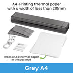 Phomemo M08F A4 Thermal Printer Portable Wireless Bluetooth Printer for Tattoo Stencils Compatible with Phone PC