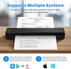 Mini Wireless Thermal Label Printer — Bluetooth Mobile Print
