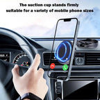 Round Folding Magnetic Car Holder 360 Degree Rotatable Mobile Phone Bracket Mount Strong Magnet Support For iPhone Samsung Stand