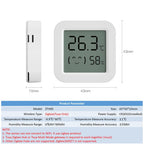Zigbee2MQTT Tuya Temperature Humidity Sensor Thermometer Hygrometer Require Hub work with Tuya Smart Alexa Yandex Home Assistant