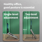 Adjustable Laptop Stand — Foldable, 10-Position Tilt