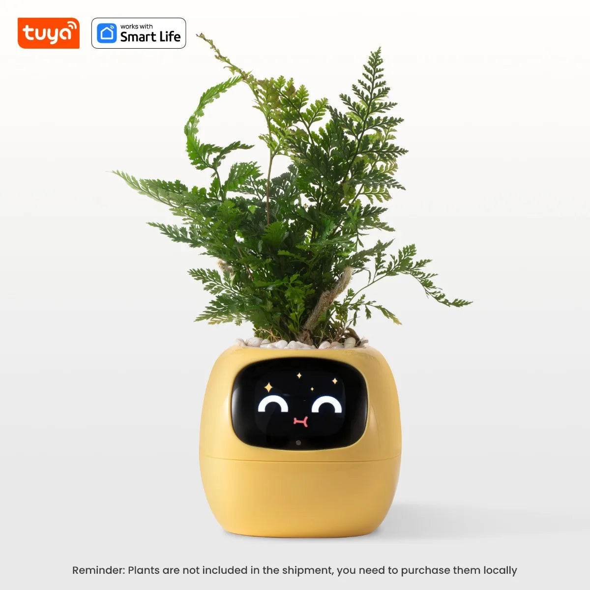 Tuya Gen1 Ivy Smart Planter,Endless Fun Over 49 Rich Expressions,7 smart sensors,AI Chips Make Raising Plants Easy and Fun