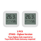 Zigbee2MQTT Tuya Temperature Humidity Sensor Thermometer Hygrometer Require Hub work with Tuya Smart Alexa Yandex Home Assistant