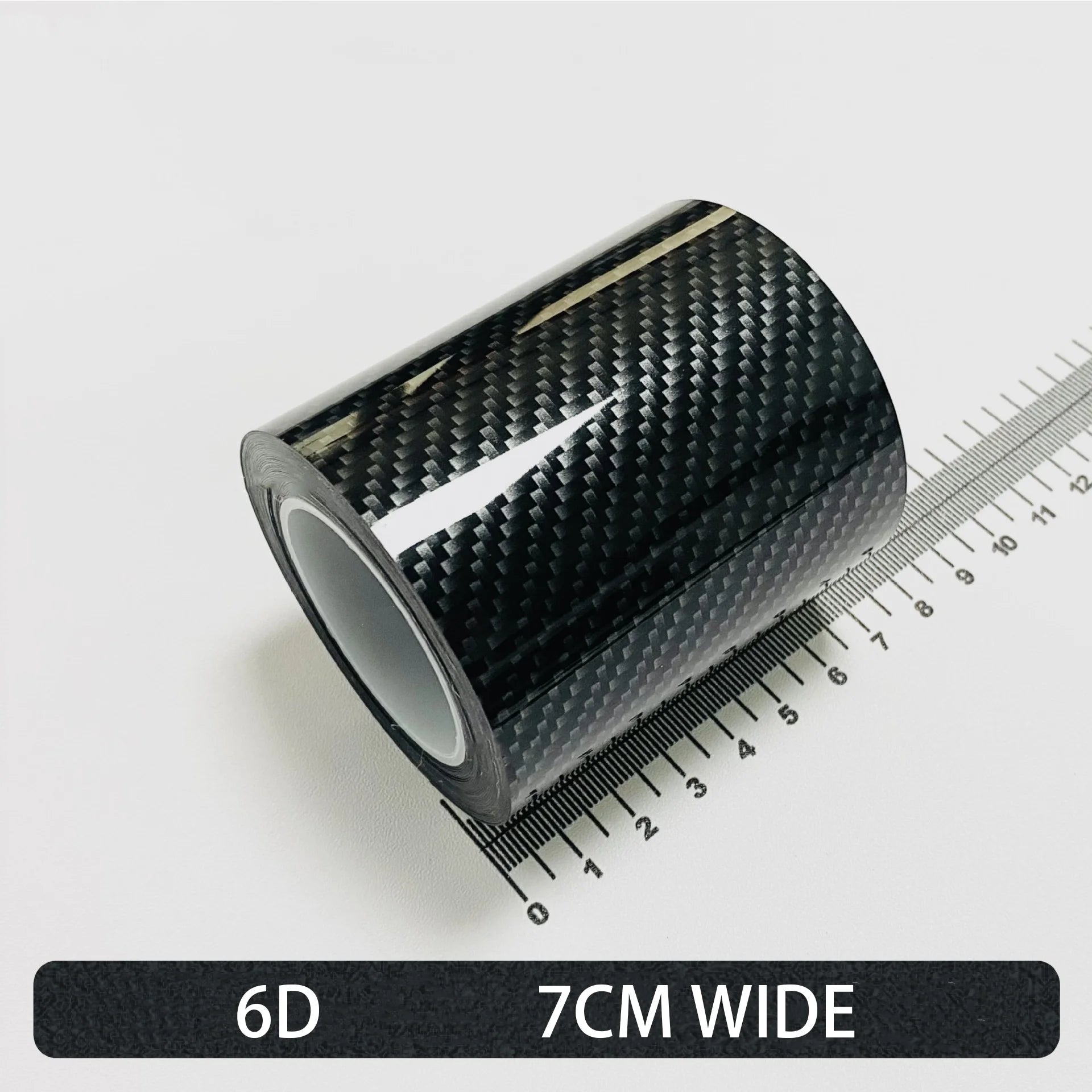 Carbon Fiber Automotive Adhesive Tape Roll Matte Black Protective Car Film Self-Adhesive Film 3D Vinyl Car Film Accessories