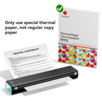 Phomemo M08F A4 Thermal Printer Portable Wireless Bluetooth Printer for Tattoo Stencils Compatible with Phone PC