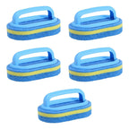 Multi Functional Cleaning Sponge with Handle for Kitchen Bathroom Tile Glass Bathtub Stain Removal Easy Grip Design
