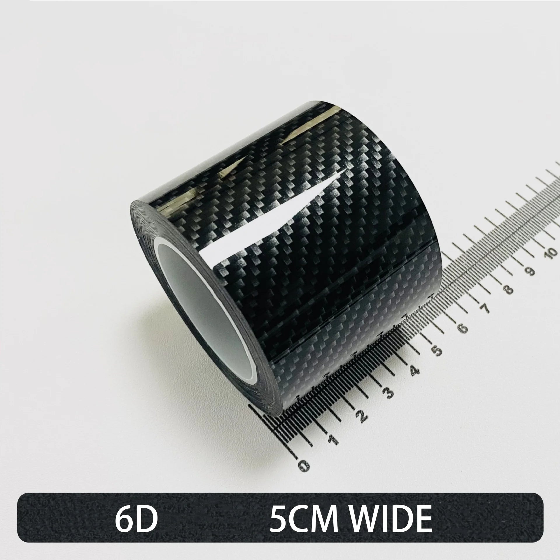 Carbon Fiber Automotive Adhesive Tape Roll Matte Black Protective Car Film Self-Adhesive Film 3D Vinyl Car Film Accessories