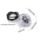 Motorcycle 12V LED Flash Chassis Light Strobe Atmosphere Lamp Underglow Ambient Lighting Moto Decoration Accessories Universal