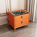 Modern Wooden Bedside Table — Drawer Storage Nightstand