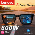 Lenovo AI Smart Glasses 8K HD Photochromic Multifunction Bluetooth Calling Voice Assistant Music Player Translate Camera HOT