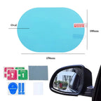 2pcs Universal Anti-Fog Anti-glare Rainproof Car Tuning Rearview Mirror Trim Film Cover Exterior Parts Car Glass Accessories