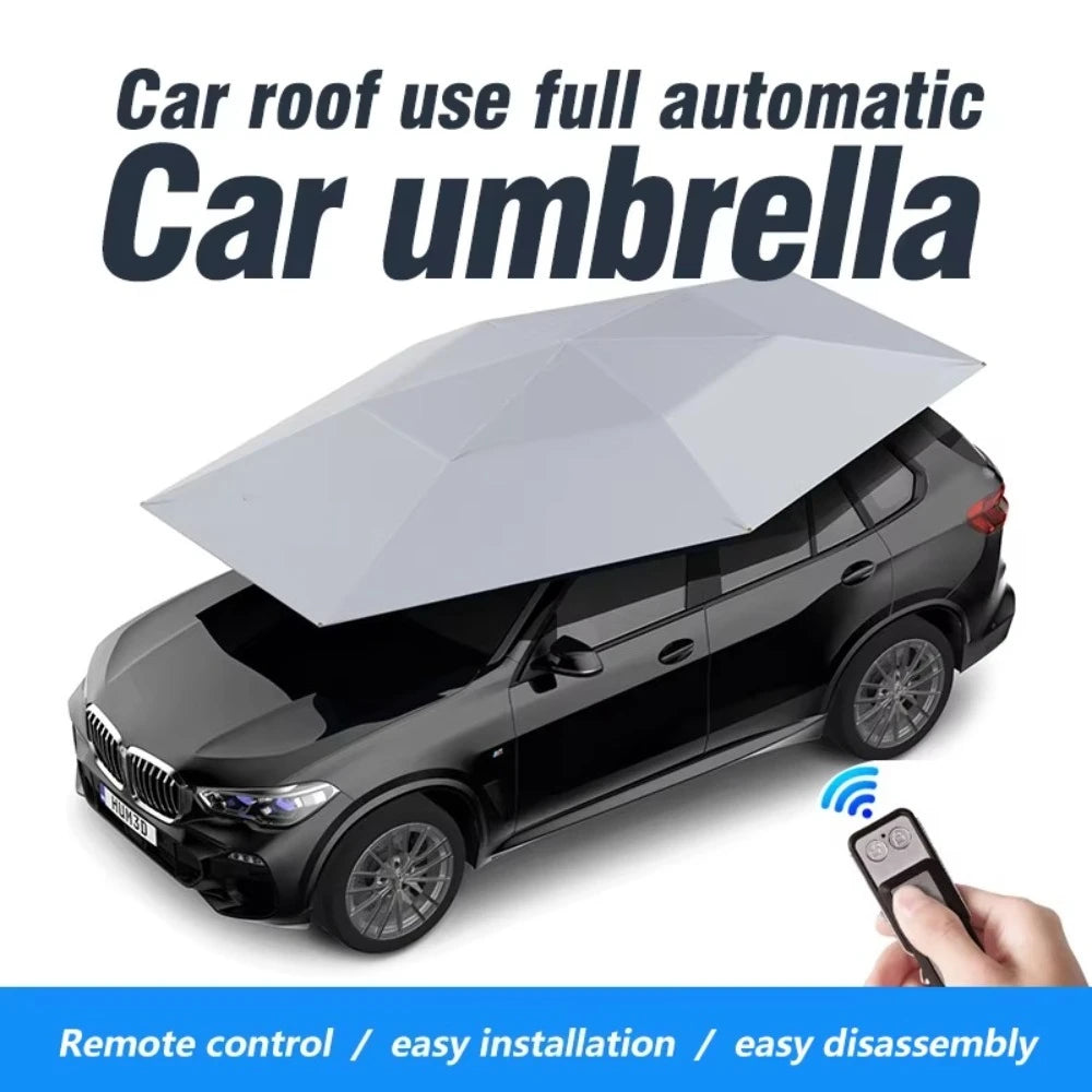Auto-Electric Car Parking Umbrella — 3.8 × 2.7m