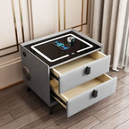 Modern Wooden Bedside Table — Drawer Storage Nightstand