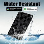 New Bluetooth Wallet Tracker Card Android Ultra thin Wireless Charging Work with Google or A-pple Find My Waterproof Key Tracker