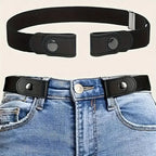Traceless Invisible Elastic Belt for Women and Men - Jeans Pants Waistband