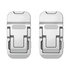 1 Pair Laptop Stand Computer Keyboard Holder Foldable Mini Size Computer Support Holder Space-saving Desk Organizer Laptop Riser