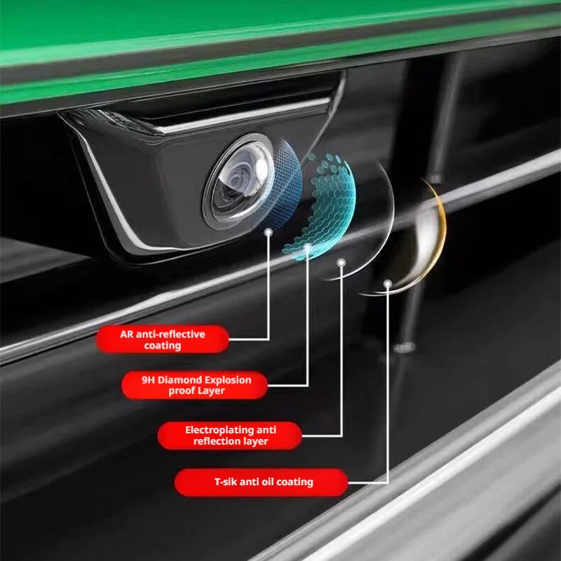 SEAMETAL 2/4PCS Universal Car Camera Lens Protector Anti Scratch Waterproof Car Rear View Backup Camera Cover for Car Accessorie