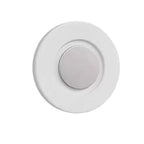 3pcs No Drill Magnetic Remote Holder - Wall Mount for TV/AC/DVD Remotes, White Space-Saving Design