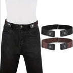 Traceless Invisible Elastic Belt for Women and Men - Jeans Pants Waistband