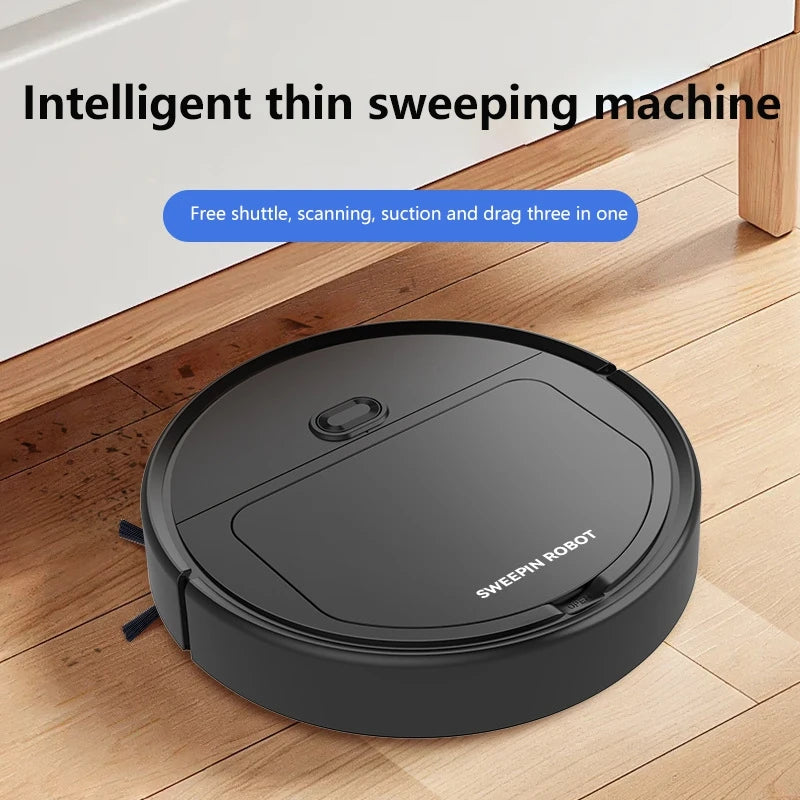 2026 New 3in 1 Smart Sweeping Robot Vacuum Cleaner 4000Pa Strong Suction ForBedroom Living Room Hard Floors Pet Hair Carpets