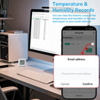 Zigbee2MQTT Tuya Temperature Humidity Sensor Thermometer Hygrometer Require Hub work with Tuya Smart Alexa Yandex Home Assistant
